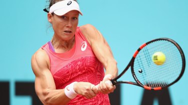 Made to pay for a slow start: Samantha Stosur.