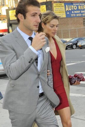 Stavros Niarchos and Jessica Hart out and about in New York back in May.  