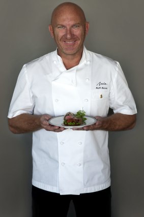 Australian chef Matt Moran creates dishes for Singapore Airlines' menu.
