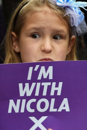 One of Sturgeon's younger fans.