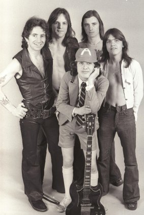 Flashback: AC/DC in 1975. 