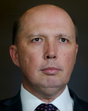 Immigration Minister Peter Dutton .