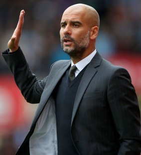 Ringing the changes: Pep Guardiola.