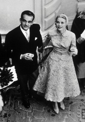 Rainier III, Prince of Monaco, with his wife Grace Kelly.