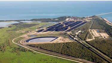 The coal export facility at Abbot Point.