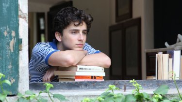 Timothee Chalamet in <i>Call Me By Your Name</i>.