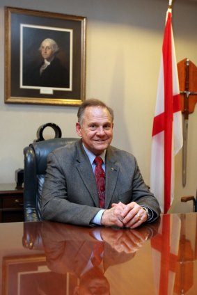 Alabama Supreme Court chief justice Roy Moore.