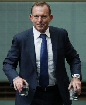 Tony Abbott said his famous dedication to exercise was partly so that he could "eat and drink, occasionally to excess".