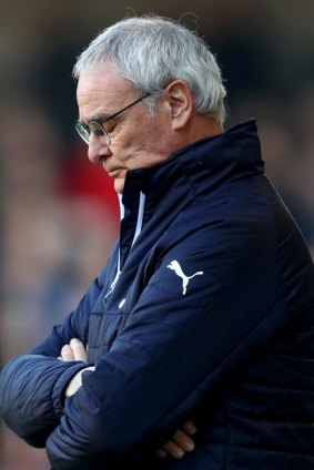 From bad to worse: Leicester boss Claudio Ranieri rues another loss.