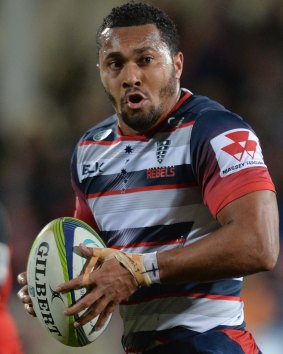 Welcome return: Sefa Naivalu will line up for the Rebels for the first time this season on Friday night.