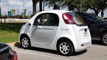 A Google driverless car.