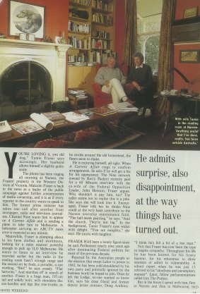 The story as it originally appeared in Good Weekend in 1991.