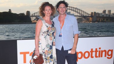 Colin Fassnidge and wife Jane at the <i>T2 Trainspotting</i> premiere in Sydney on Thursday. 