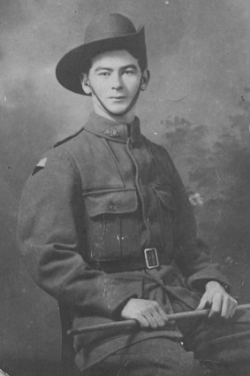 Thomas Gray in his World War I uniform.
