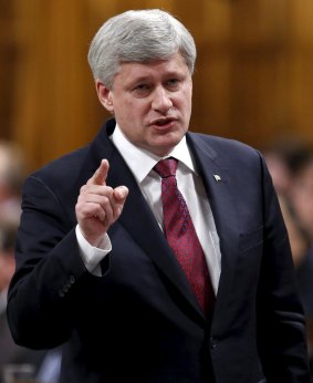 Canada's Prime Minister Stephen Harper.