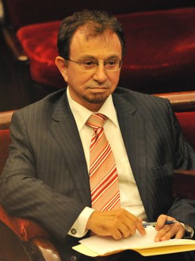 Ex-Labor MP Theo Theophanous in Parliament in 2010.
