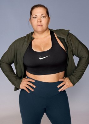 American hammer thrower Amanda Bingson in Nike's Plus Size campaign.