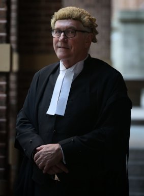 Crown prosecutor Christopher Maxwell, QC, during the Roger Rogerson trial in May 2016.