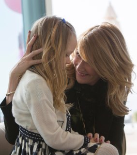 Laura Dern with on-screen daughter Ivy George in Big Little Lies.