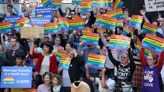 'I wish that other people did not have the right to decide on our deeply private wish to have a pubic demonstration of almost 20 years, making a family and having a life together.'