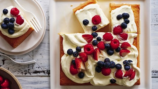 Adam Liaw's easy tres leche cake.