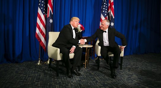 Malcolm Turnbull said he was standing up Australia's national interests during a testy phone call with Donald Trump in January