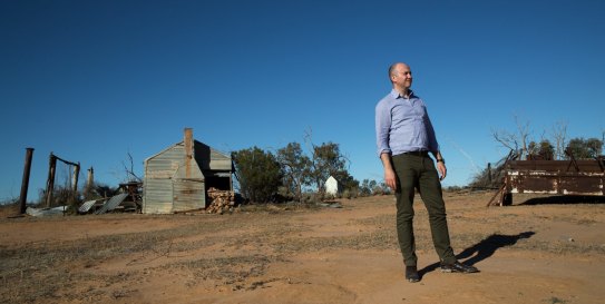 NSW Environment Minister, Matt Kean, on Narriearra Homestead.