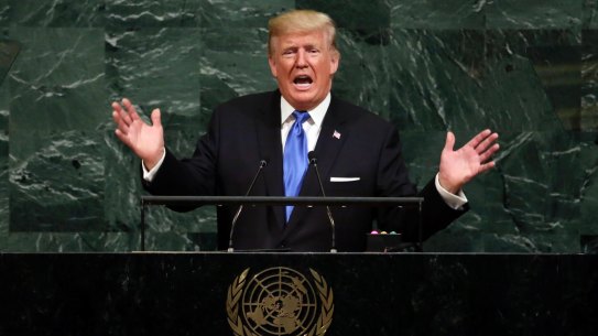 "Rocket man is on a suicide mission for himself and his regime": Trump addresses the UN.