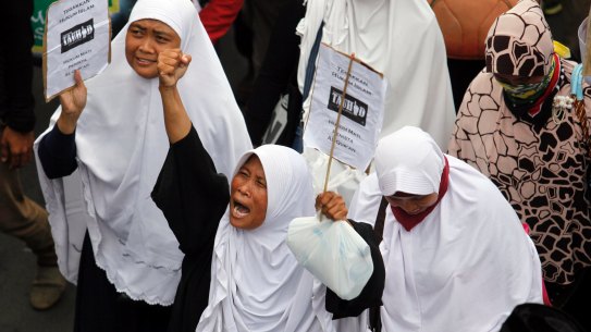 There are suggestions that the anti-Ahok unrest may be part of an effort to destabilise Indonesia's President, who is riding high in public polls.