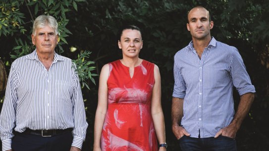 Jim Bain, Natasha Knowles and Mark Taylor, who all bought blocks in Forrest with a view to developing them one day, say the NCA's new proposal will shave value off their properties. 