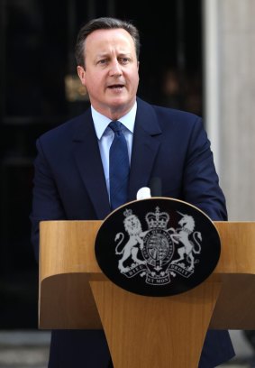British Prime Minister David Cameron resigns in the wake of Brexit decision.