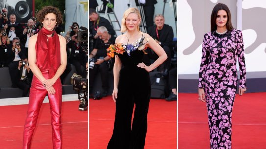 Venice film festival red carpet