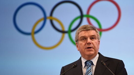 IOC president Thomas Bach.