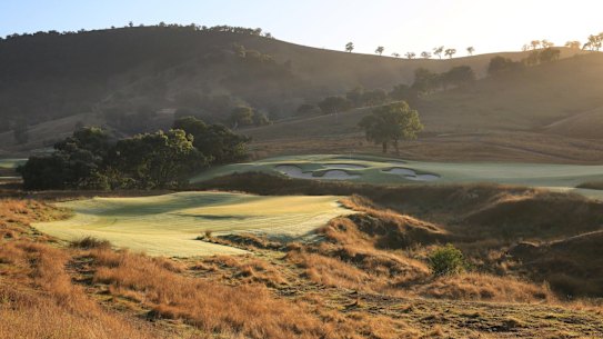 The fairways of Cathedral Lodge Golf Club snake through rolling countryside near Alexandra, north-east of Melbourne. Supplied for Tony Wright story.?