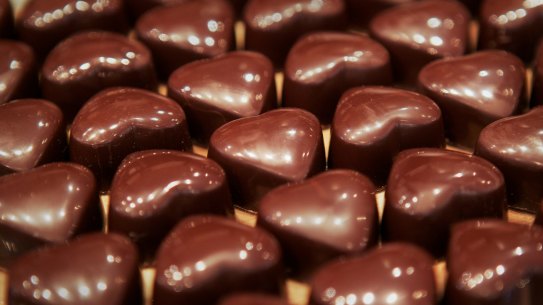 Koko Black chocolates in the Royal Arcade, Melbourne. 