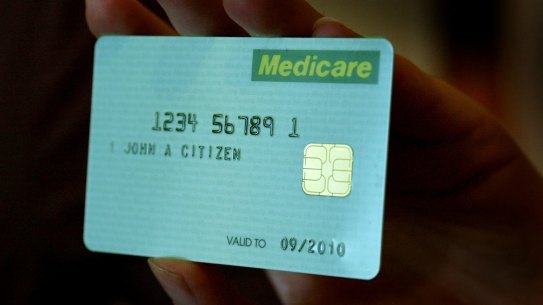 Pic shows new Medicare Smart card 