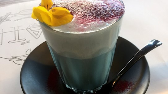 Is the Blue Smurf latte a sign we've reached "peak wellness"?