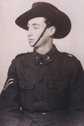 Ted Matthews in his World War I uniform.