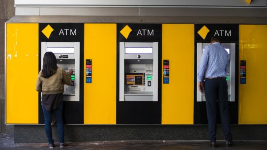Matt Comyn, group executive, retail banking services, said Australians had complained for some time about being charged fees for using another bank's ATM.