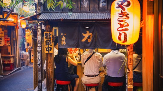 Tokyo, Japan - August 6, 2019: Japanese people eating in little restaurant in Shinjuku, Tokyo credit: istock
one time use for Traveller only
