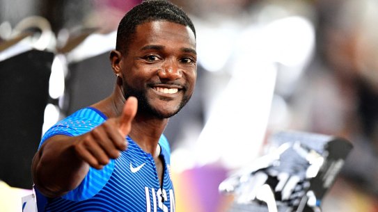 Justin Gatlin defied the boos from around the stadium to win the 100m world title.