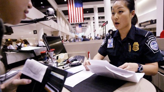 If you're paying more than $US14 to get your ESTA to enter the US, you're getting scammed.