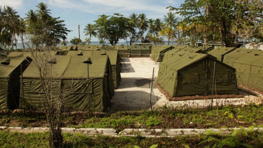 The Manus Island detention camp.