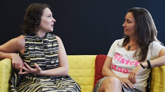 Liz Kaelin and Annie Parker are unhappy with the impact changes to 457 visas are having on the start-up community.