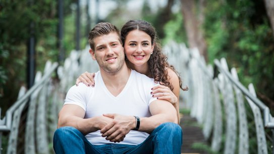 Sydney couple Andrea and Jeff Laurence have different attitudes to money.