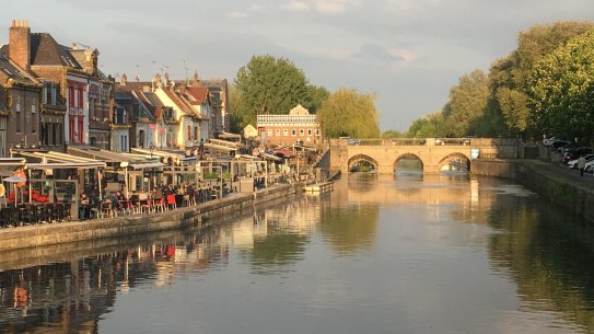 Amiens is a glorious city of canals in northern France and home to one of the world's loveliest and largest Gothic cathedrals.