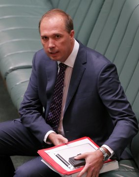 Immigration Minister Peter Dutton.