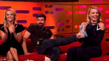 Margot Robbie Shows Off Surprise Tattooing Skills On The Graham Norton Show
