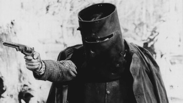 John Jarratt as Ned Kelly in <i>The Last Outlaw</i>.