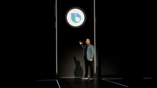 Bixby AI assistant was unveiled in New York in March.